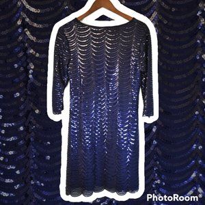 Chelsea & Violet sequin sheath cocktail dress - M